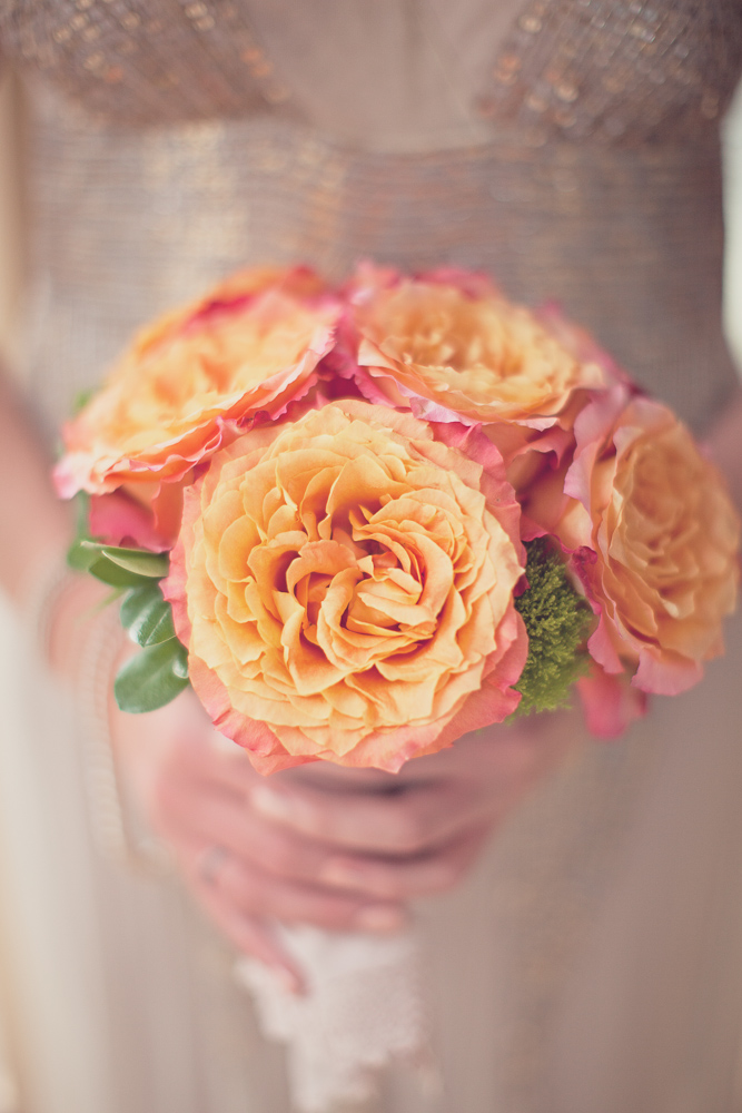 spirit roses bouquet, peach roses, pink roses, vintage bouquet, wedding, bride