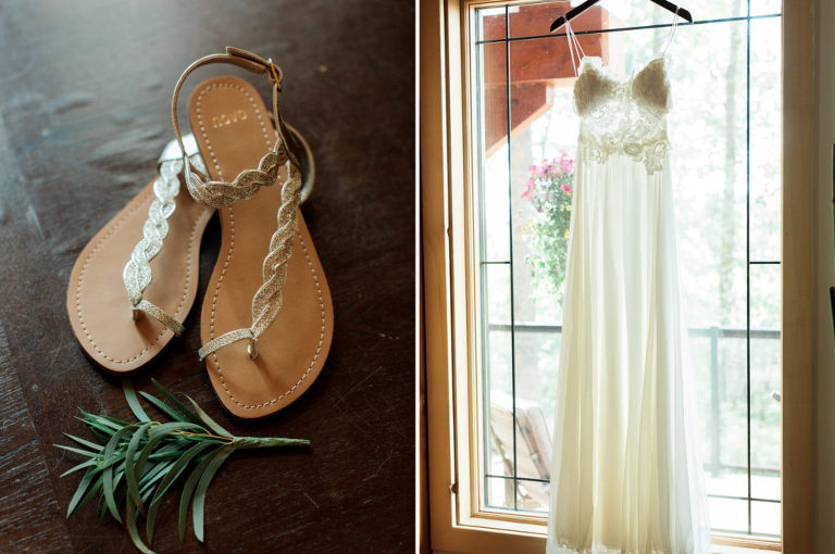 meridian beach wedding, shoes, wedding dress, nicole sarah photography