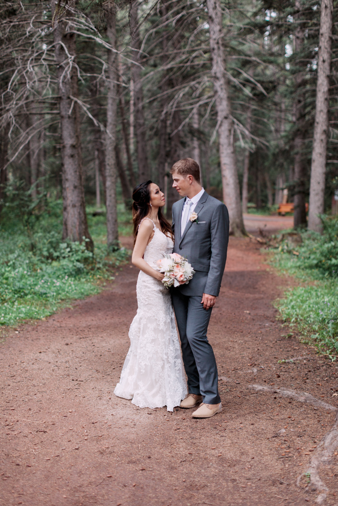Meadow Muse Pavilion Wedding, bride groom photos, forest, nicole sarah photography