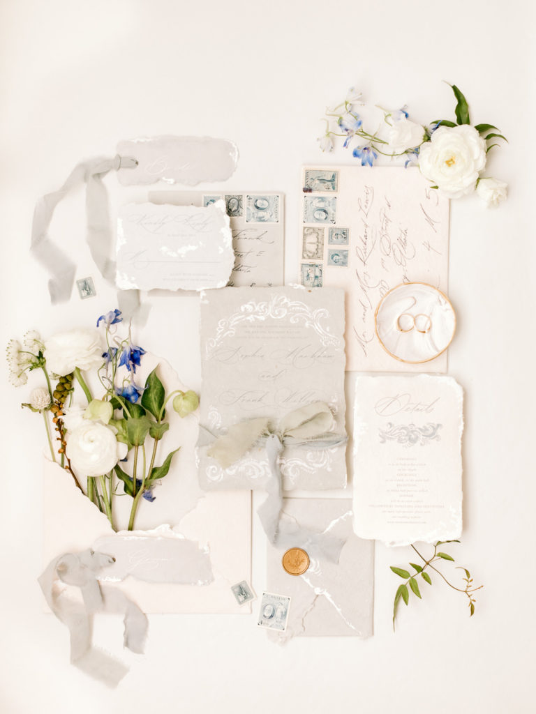 How to Curate Your Wedding Style, flowers, blue flowers, beach wedding, italian wedding, willowbywaters, curate wedding, wedding palette, how to plan wedding colours, blue wedding, pink wedding dress, blush wedding gown