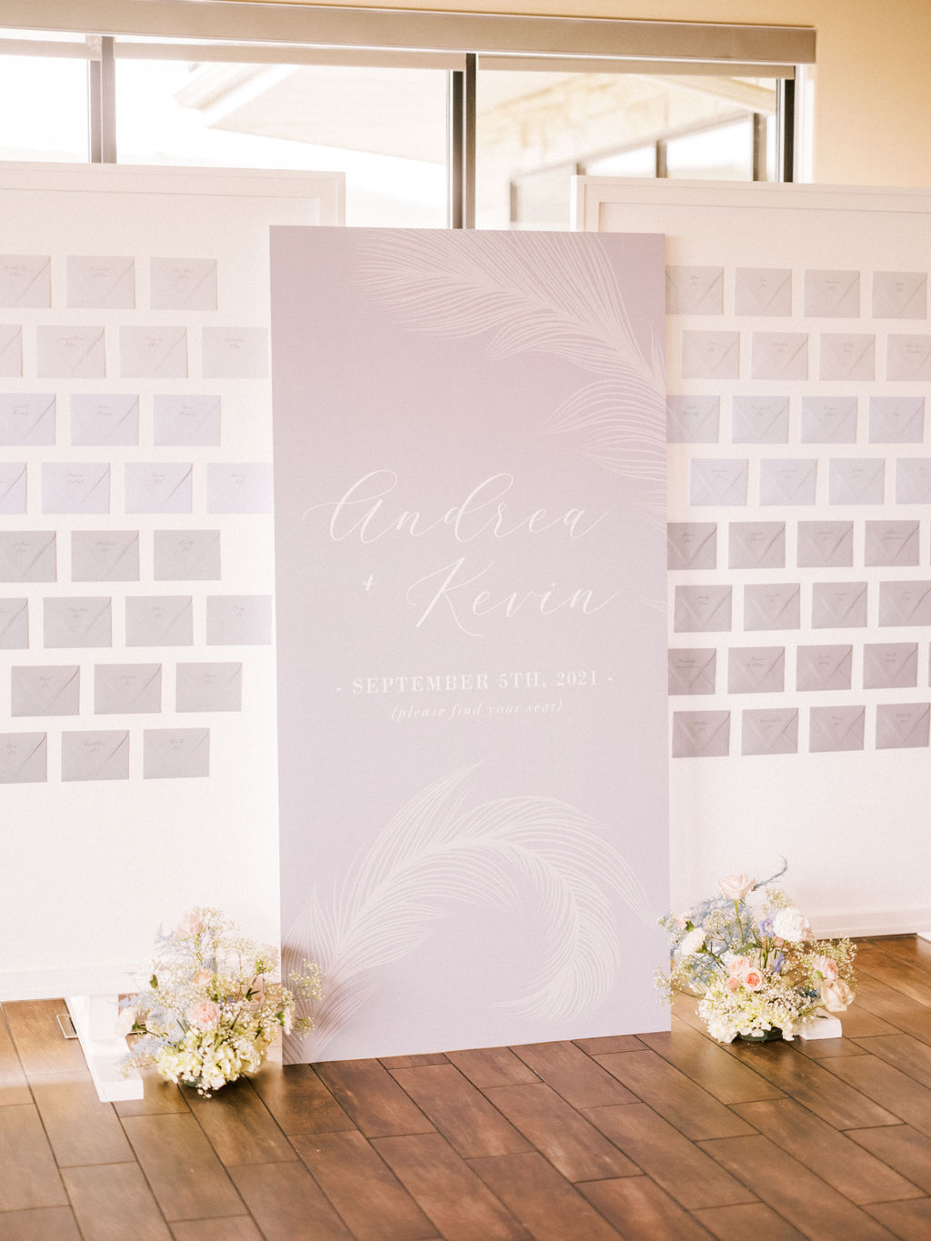 How to create a wedding seating chart, pastel wedding at sirroco golf club, pastel wedding, pastels, pretty wedding, pastel arch, big wedding arch, floral ceremony arch, ceremony arch, big ceremony arch, baby blue pink wedding, baby's breath arch, baby's breath wedding, tea ceremony, wedding photos arch, nicole sarah, the social page, navy blue bridesmaid dresses, navy blue dresses, vibrant wedding decor, bright summer wedding