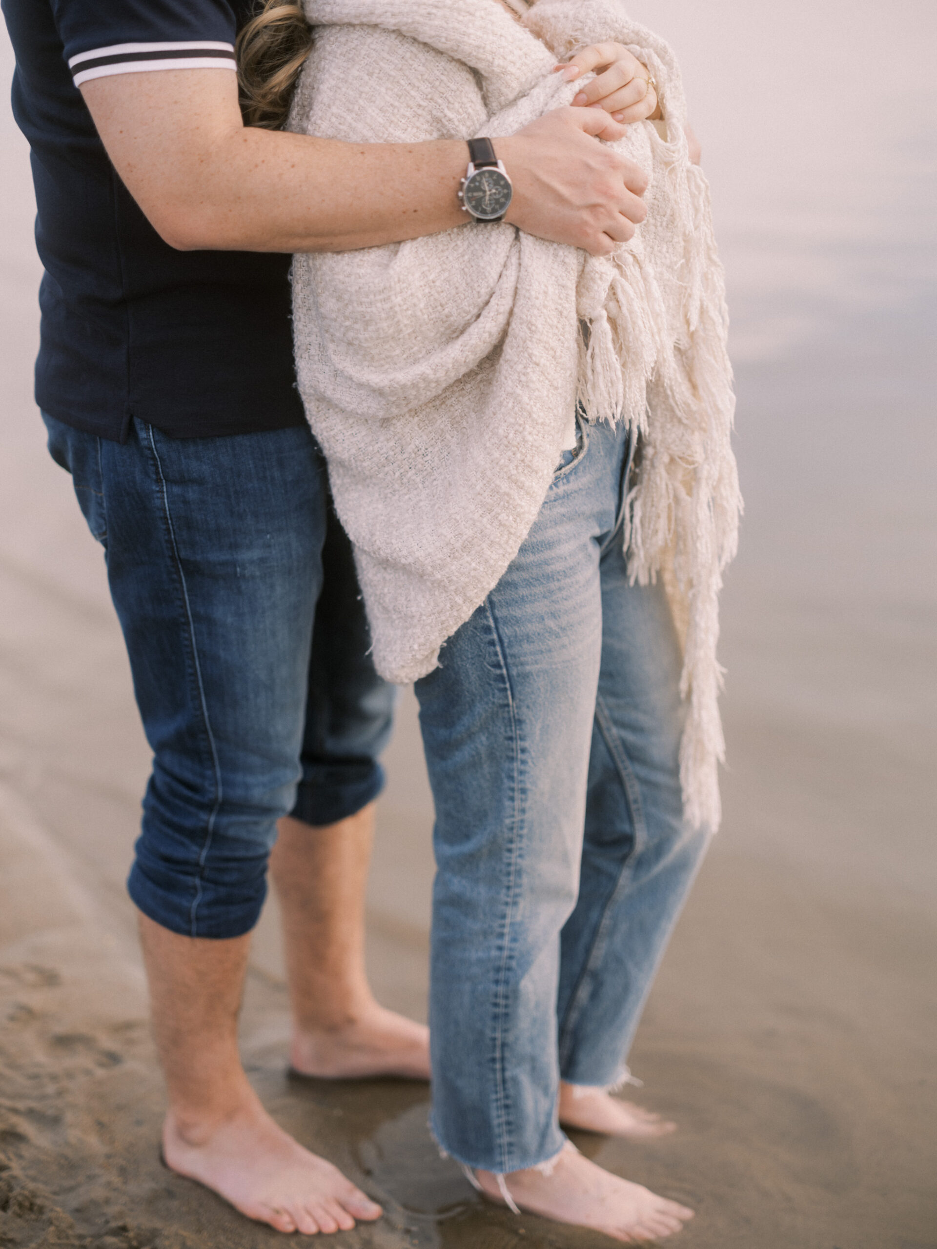 Summer beach engagement, couple walking down the beach, running on beach bride, running beach engagement, bride on the beach, romantic beach photos, romantic beach photography, nicole sarah photography, mahogany beach club, mahogany family photographer, couple cuddling on the beach, engagement wardrobe beach inspiration