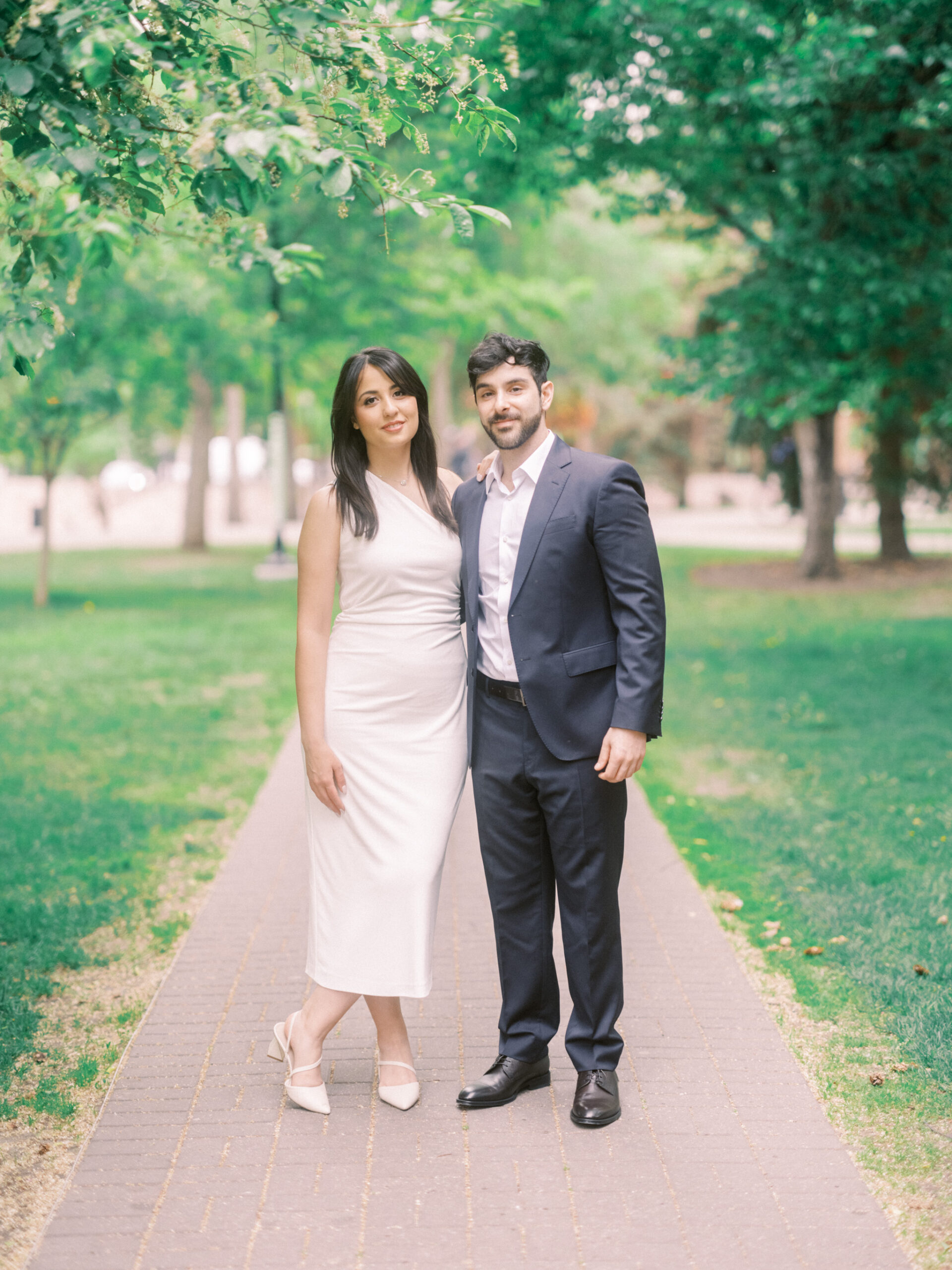 Modern Stephen's Avenue Engagement, new york engagement, nicole sarah, modern engagement session, white dress engagement, hailing a cab engagement, couple running downtown engagement, downtown engagement session, urban new york vibe, teatro engagement session, calgary wedding photographer, nicole sarah, best wedding photographers calgary, affordable wedding photography