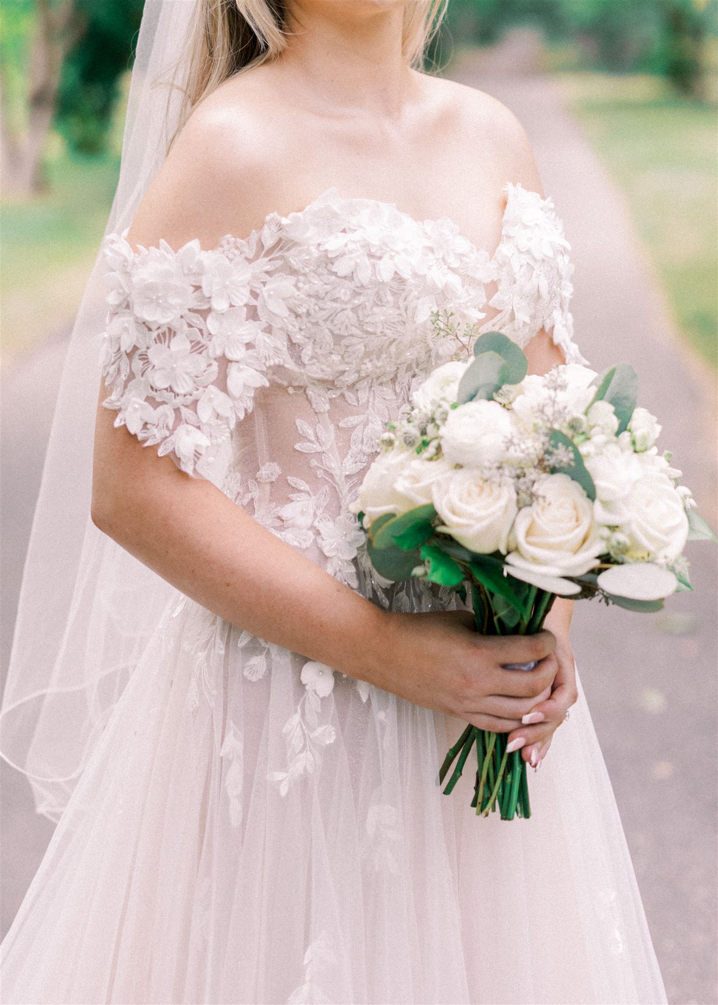 Waterfront Park Summer Calgary Wedding, lace wedding dress, nicole sarah, film wedding photography, film wedding photos, luxury wedding photographer calgary, romantic wedding portraits, alberta wedding photographers, lush greenery wedding photography, bride groom poses