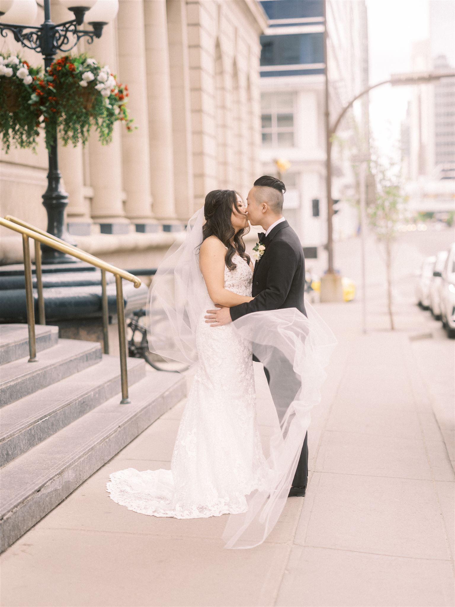 Summer wedding at Fairmont Palliser Calgary, bride getting ready, detail photos, cream flat lay, flat lay photos, palliser wedding, summer wedding photos, nicole sarah, luxury wedding photographer, destination wedding photographer, alberta wedding photography, fairmont wedding, bride crossing street, nyc street photography