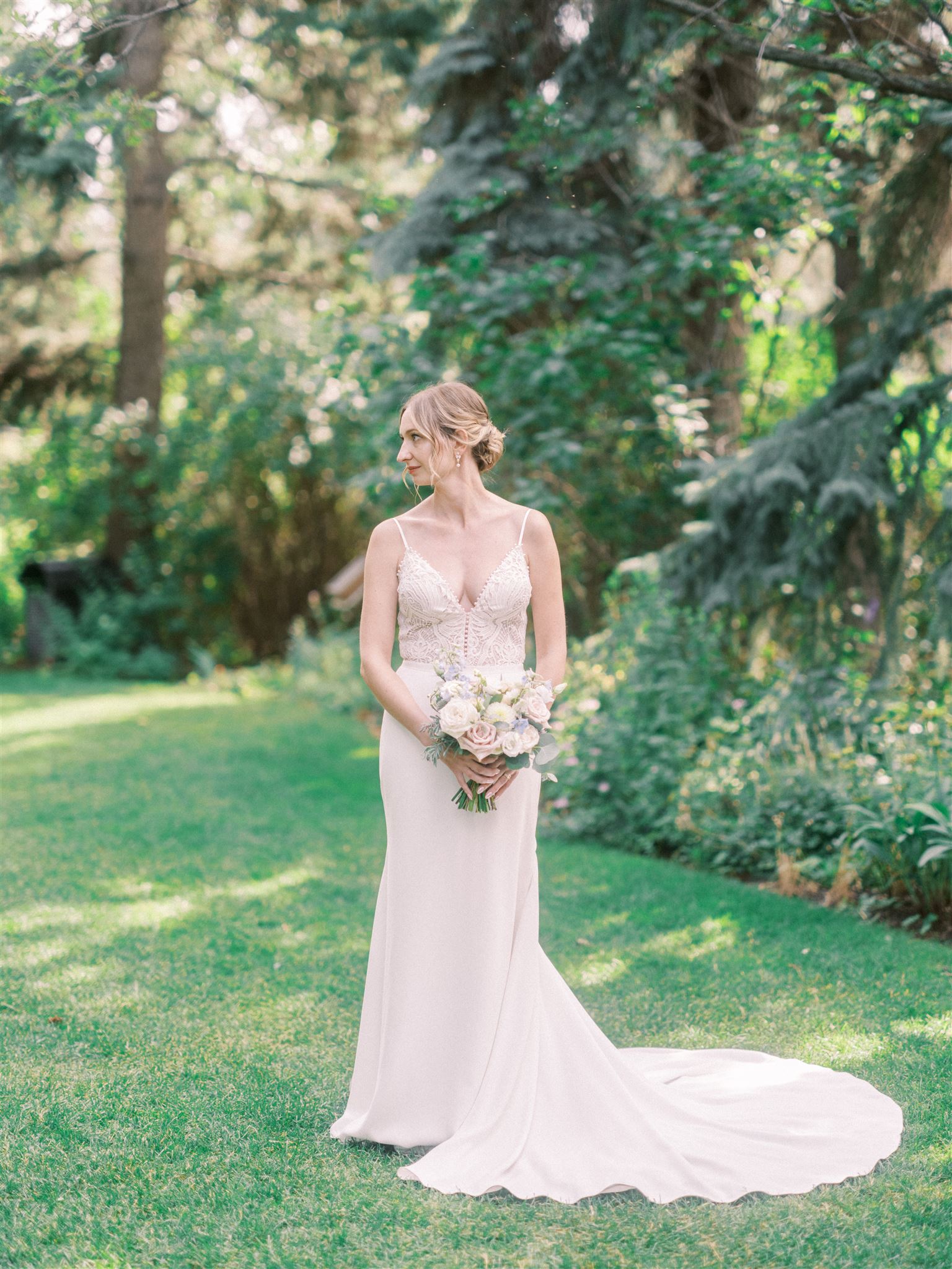 Reader Rock Garden Calgary Elopement, sunset wedding film, lush greenery wedding, elopement photography, calgary elopement photographer, nicole sarah, romantic elopement photos, elopement guide alberta, 