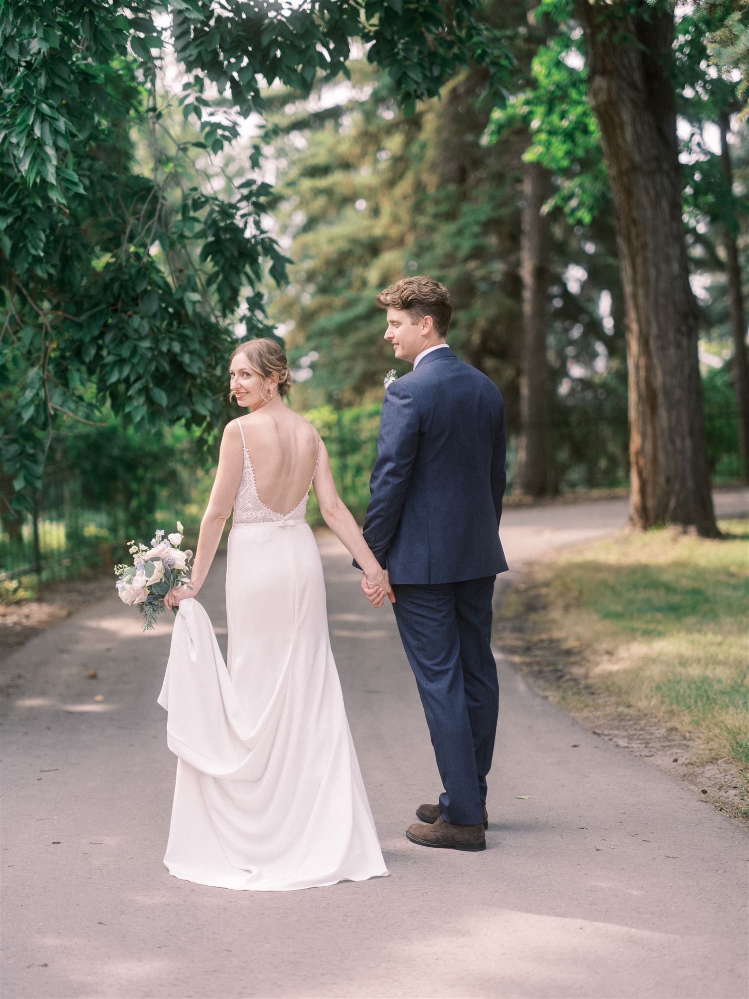 Reader Rock Garden Calgary Elopement, sunset wedding film, lush greenery wedding, elopement photography, calgary elopement photographer, nicole sarah, romantic elopement photos, elopement guide alberta, 